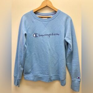 Champion Light Blue Crewneck Sweater